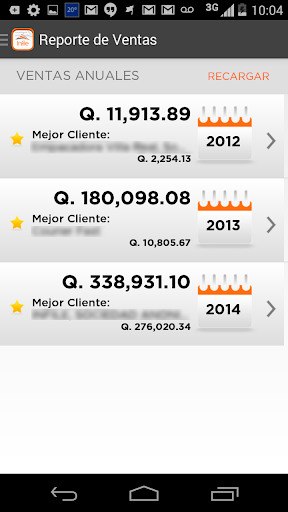 Infile Facturas Screen 3