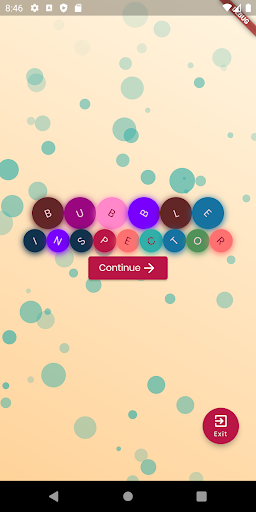 Android application Bubble Inspector screenshort