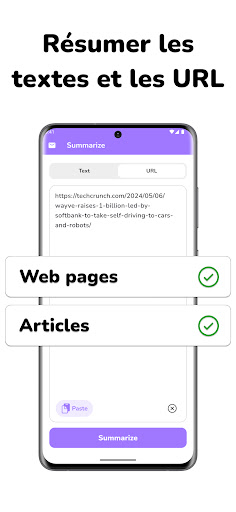 Aperçu de l'application