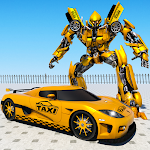 Cover Image of Unduh Transformasi Mobil Robot Taksi  APK