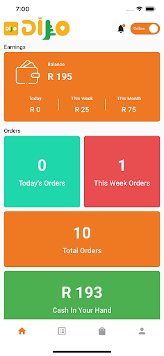 Dijo Delivery Screen 3