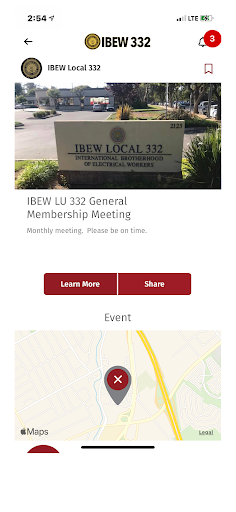 IBEW 332 Screen 3