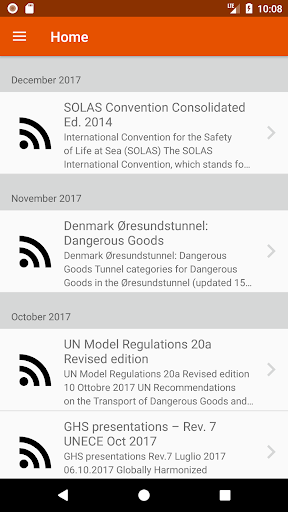 Android application Safety ADR screenshort