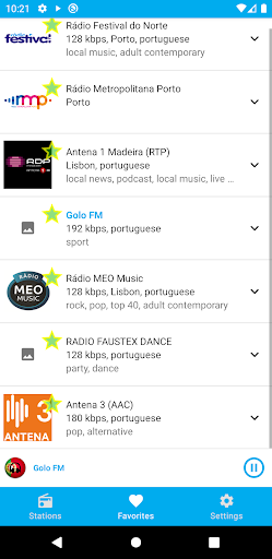 Portugal Radio Stations Screen 3