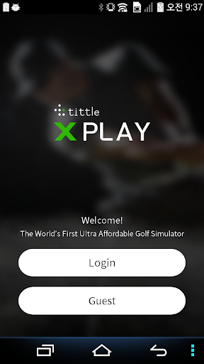 Android application Tittle X Play - Micro Golf Sim screenshort