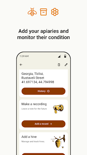 BeeLog Screen 2