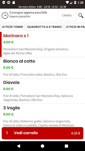 Android application 3 Voglie screenshort