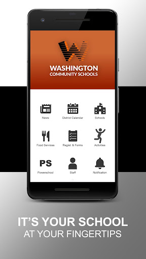 Android application Washington CSD screenshort