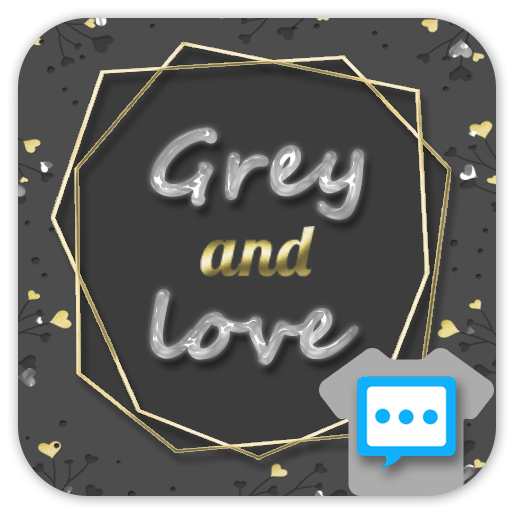Grey love skin for Next SMS logo