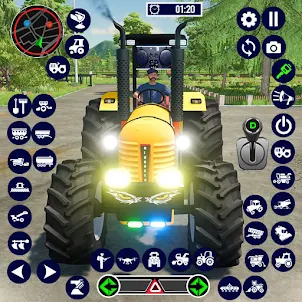 Real Tractor Driving: Farm Sim