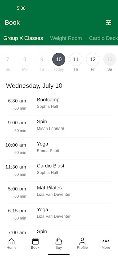 Toluca Lake Tennis and Fitness Screen 2