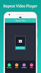 Repeat button for  Videos- Video Looper for Music and  Playback::Appstore for Android