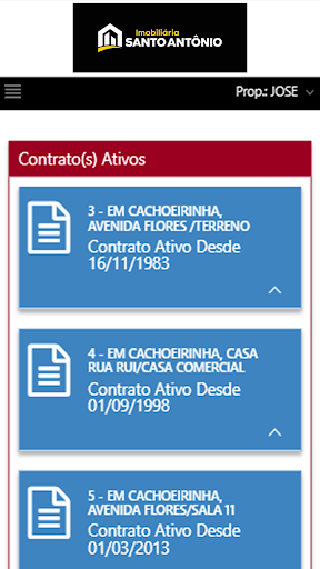 Android application Imobiliária Santo Antônio screenshort
