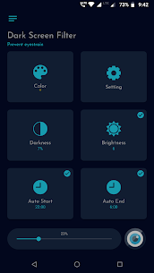 New Dark screen filter – Blue light – Night mode Apk Download 4