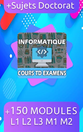 Android application Informatique screenshort