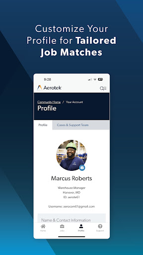 Aerotek Jobs & Community Screen 3