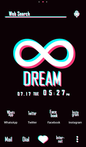 Android application Infinite Dream Theme screenshort