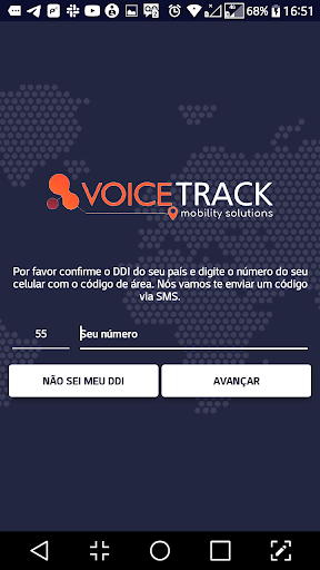 Android application Voicetrack screenshort