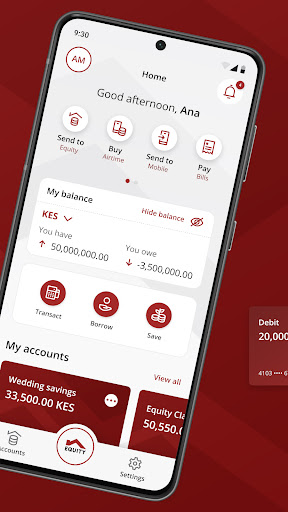 Equity Mobile Screen 2
