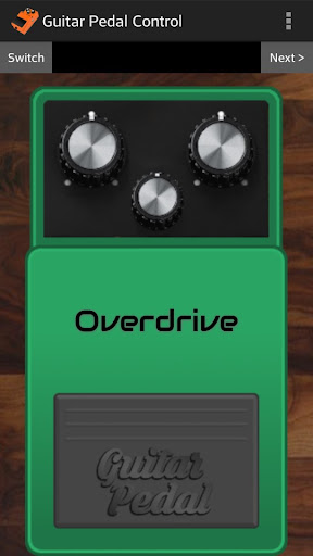 Android application Guitar Pedal Control screenshort