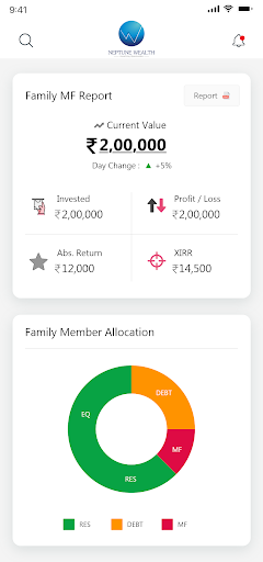 Android application Neptune Wealth screenshort