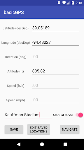 basicGPS Screen 3