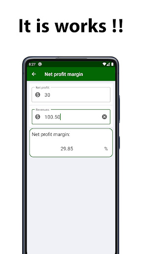 Margin Calculator & Markup: N1 Screen 3
