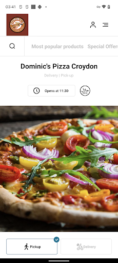 Android application Dominic's Pizza Croydon screenshort