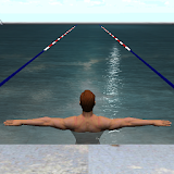 Breath training in swimming icon