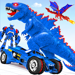 Cover Image of Скачать Dino Transform Robot Car Game  APK