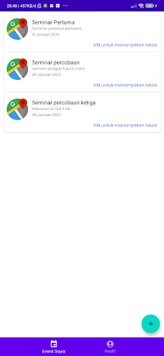 Android application Absen-In screenshort