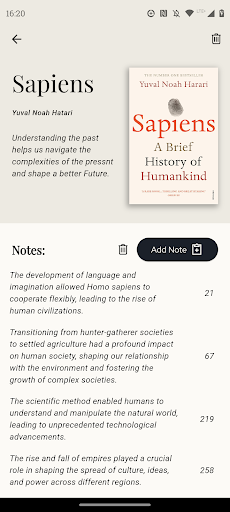 BookNotes Screen 2