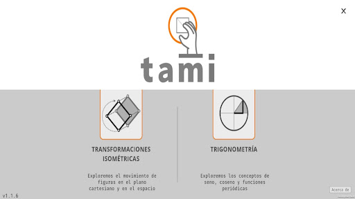 Android application TAMI screenshort