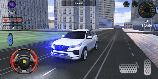 Toyota Fortuner Drive Car Game Screen 2