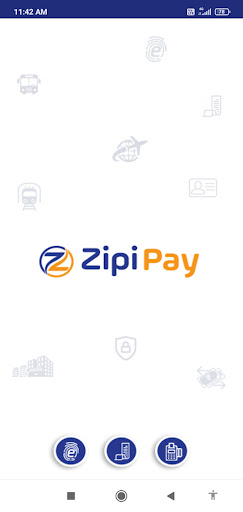 Android application zipipay screenshort