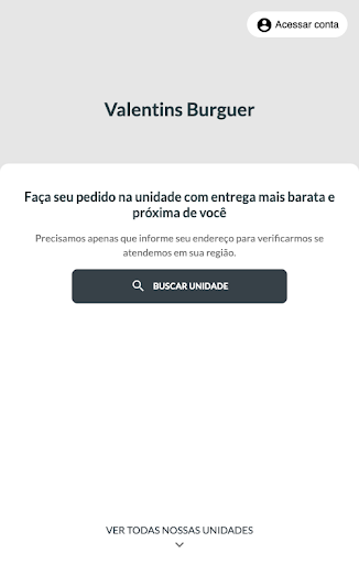 Android application Valentins Burguer screenshort