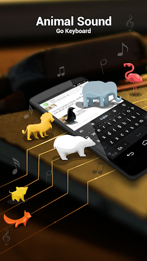Android application GO Keyboard Animal Sounds Pack screenshort