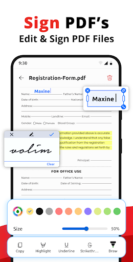 App screenshot