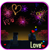 Love Fireworks Live Wallpaper icon