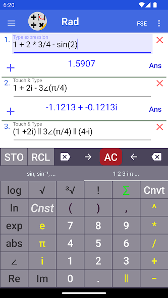 Complex Number Calculator 1.1 APK + Mod (Unlimited money) إلى عن على ذكري المظهر