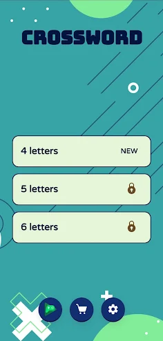 Crossword Puzzles With Letters - Screenshot 1