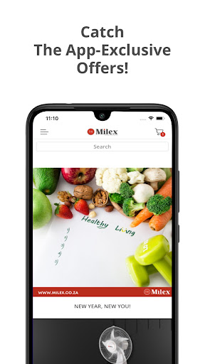 Android application Milex South Africa screenshort