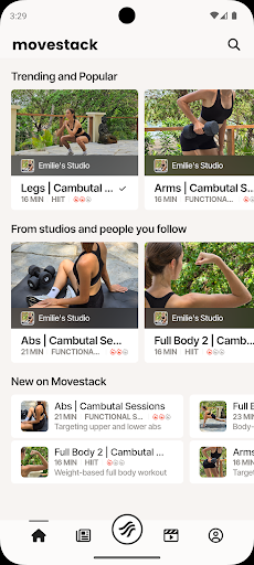Android application Movestack screenshort