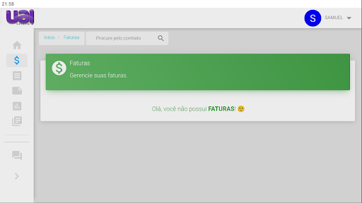 Android application Vem pra Uai screenshort