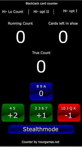 Blackjack card counter Screenshot 2 - AppWisp.com