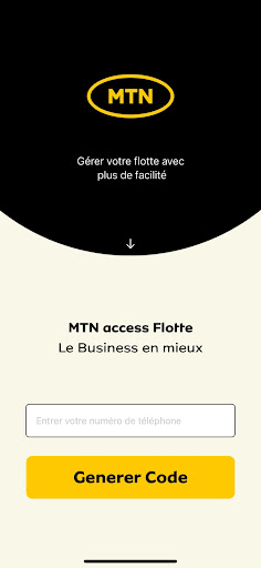 Android application MTN Access Flotte screenshort