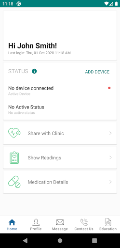 Android application CHOConnect screenshort