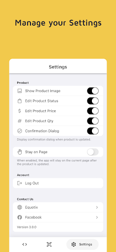 OpenCart Product Stock Manager Screen 2