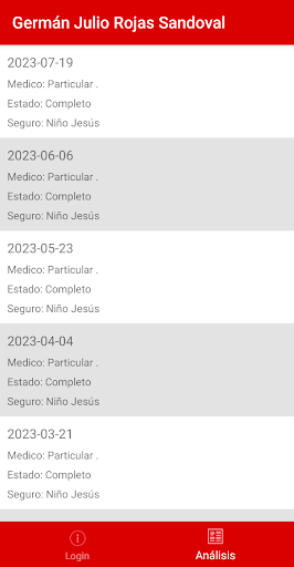 Android application HemoVirtual Lab screenshort
