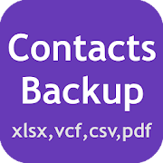 Contacts To VCF XLSX PDF CSV